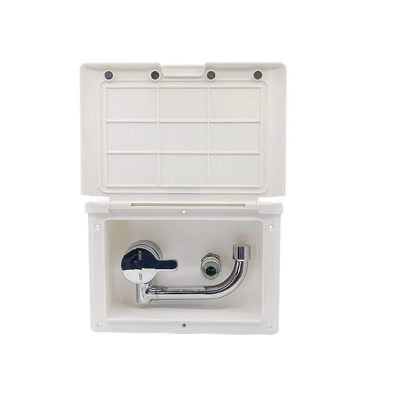 Integrated faucet, quick shower, camp quick water inlet, water box y
