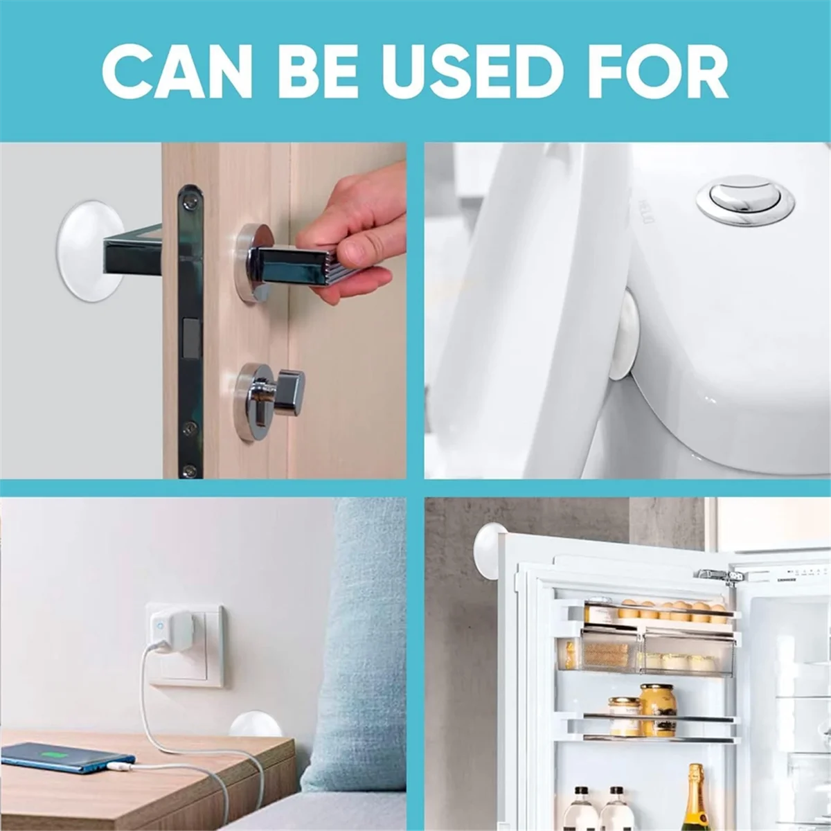 

Y31A 10 шт., стопор для домашней настенной и дверной ручки, 2 дюйма, набор прозрачных резиновых дверных ручек, круглая настенная защитная подушка