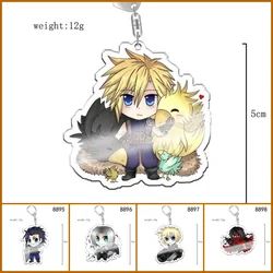 6cm final fantasy keychain Kagura Nana Inugami Korone Shirakami Fubuki Cosplay Anime Figures Key Chain Gift for Otaku Gift