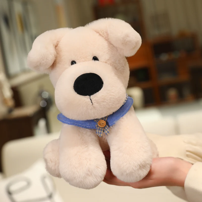 22/35/45CM Lovely Labrador Plush Toys Kawaii Dogs Doll Pillow Stuffed Soft Animal Toy for Birthday Valentine's Gift
