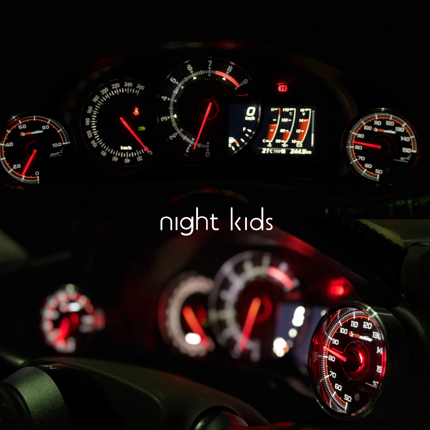 Night Kids For 2013-2020 Toyota GT86, Subaru BRZ, Scion FRS Instrument Panel Racing Gauge Extension Bracket,gt86brz Gauge Holder