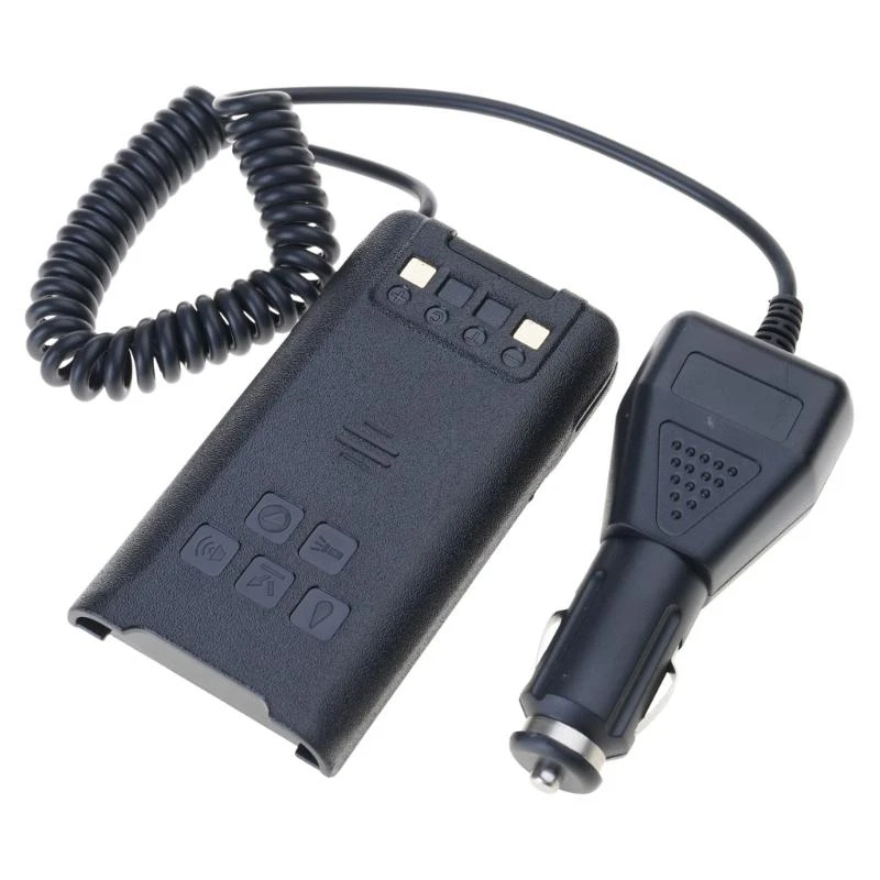 

Y1UB Car Charges Battery Eliminate Vehicle Power Adapter for Portable Radios ABS