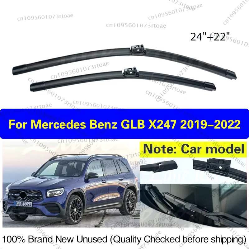 

Для Mercedes Benz GLB X247 180 200 35 250 2019 2020 2021 2022 щетки переднего стеклоочистителя лобовое стекло чистое окно щетка от дождя