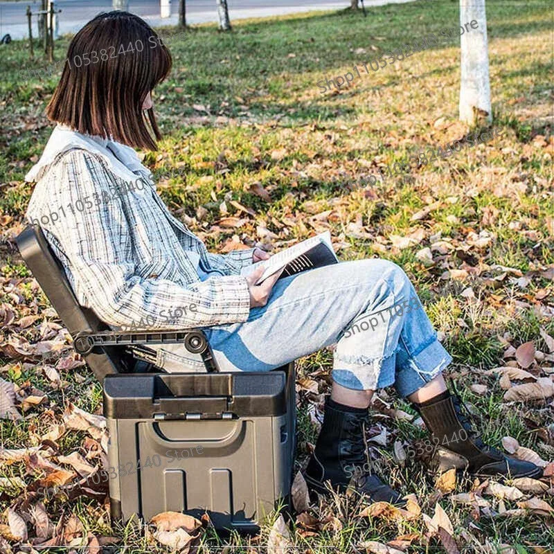 Seat Car Storage Artifact Trunk Storage Box Outdoor Camping Foldable Plastic Box Storage Household Organizing Box