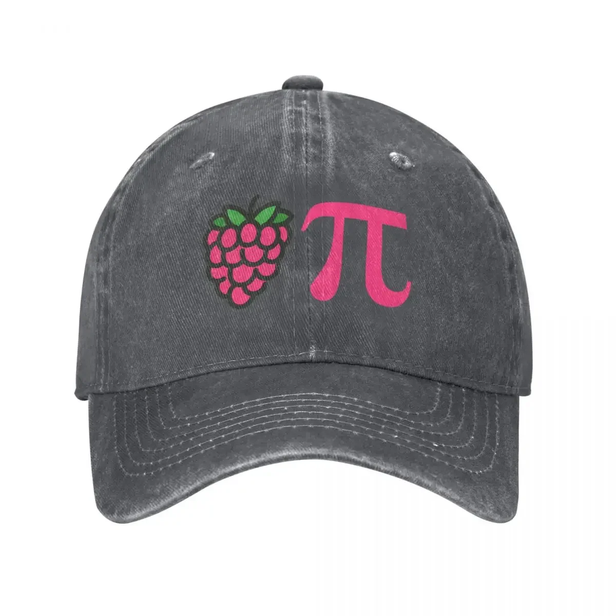 

Raspberry Pie, Pi Visual Pun, for Pi Day Baseball Cap Snap Back Hat men's big size hat Golf sun hat Male Women's