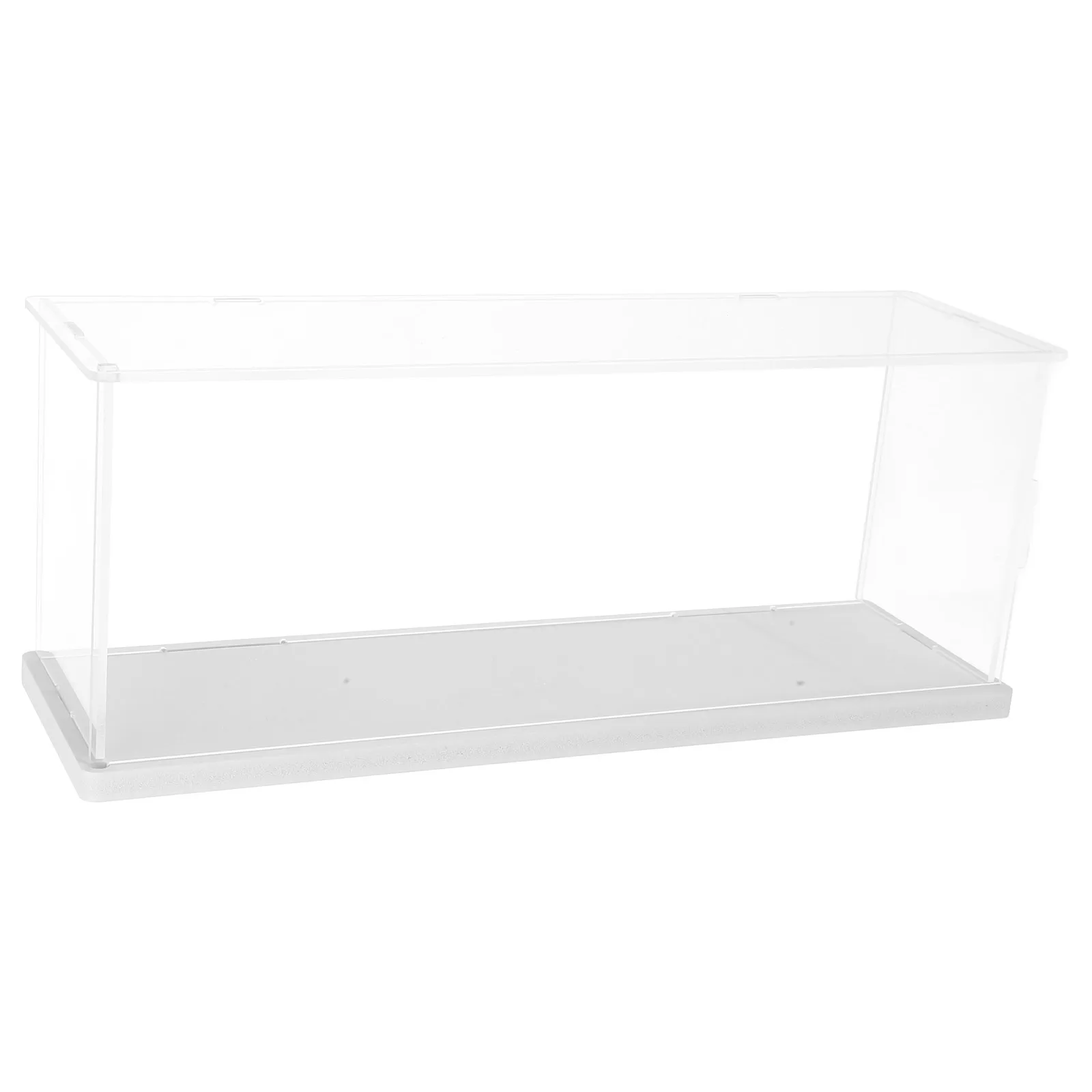 

Display Case Transparent Acrylic Cabinet for Collectibles Figures Keepsakes Waterproof Storage Desk Compatible