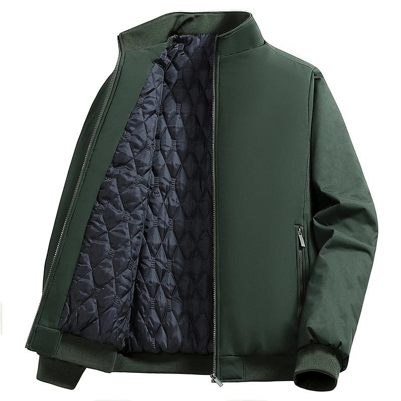 Classic Hot Sale Men Parkas Coats Casual Comfortable Warm Cotton Jackets Solid Color Plus Size 8XL Male Clothes Winter Thicken