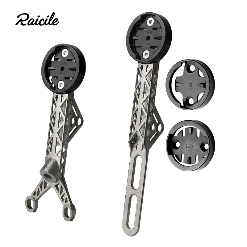 Велосипедный аксессуар Raicile Road Bike Big Stone второго поколения: 3D-печатный кронштейн для секундомера из титанового сплава TC4 с интегрированной рукояткой.