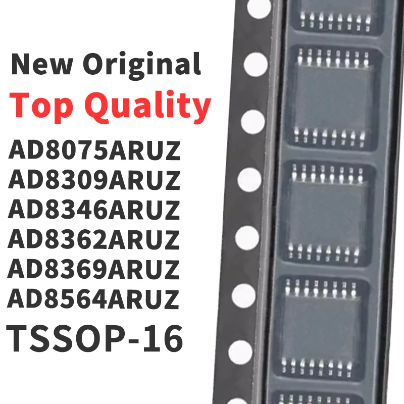 (1 Piece) AD8075ARUZ AD8309ARUZ AD8346ARUZ AD8362ARUZ AD8369ARUZ AD8564ARUZ -REEL7 TSSOP-16 New Original Chip IC