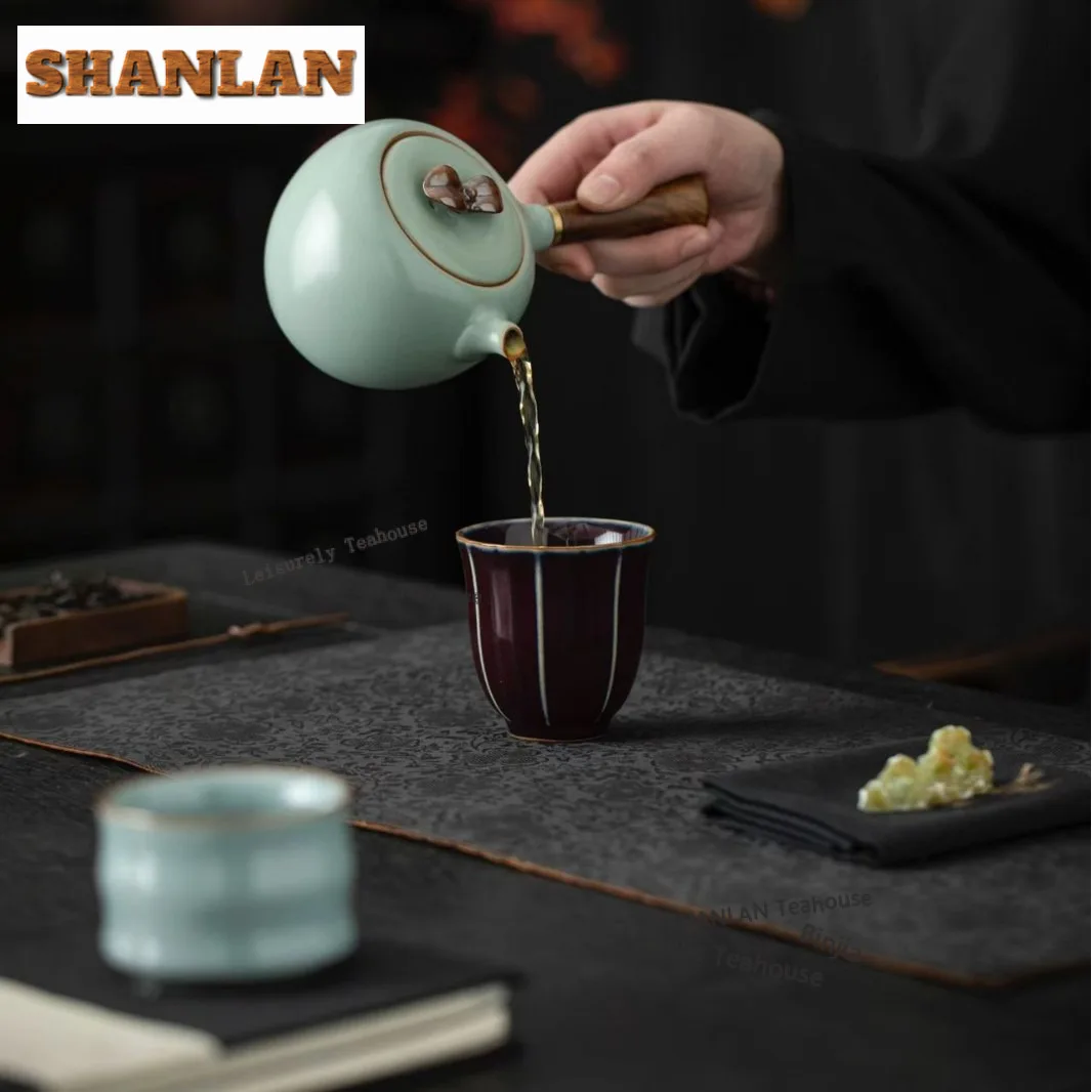 Five Famous Kilns Tea Set Complete Set Aesthetic Tea Ceremony Set Tea Maker Teapot And Tea Cup Set Cha Supplies Collection Gifts