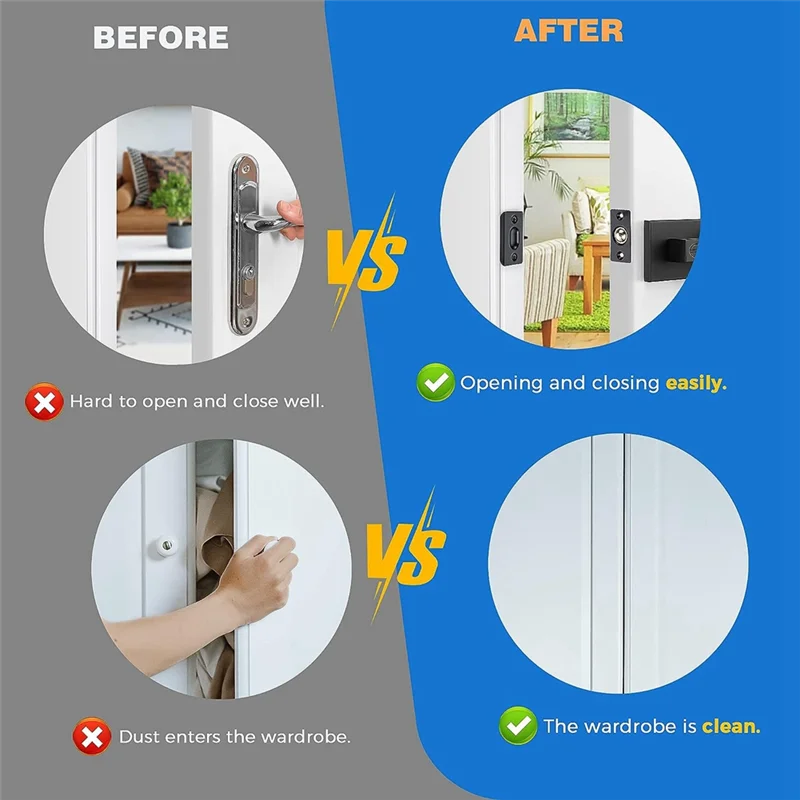 

Closet Door Ball Catch, Door Ball Catches for Interior Doors, Dual Adjustable Ball Bearing Catch Silver 4 PackJAS