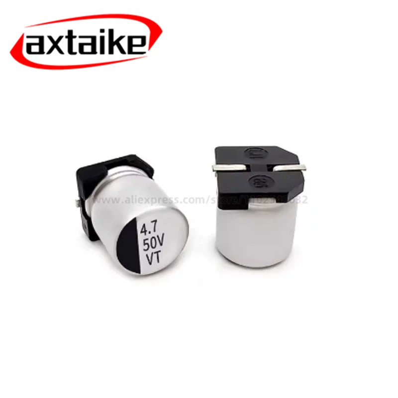 100PCS/lot SMD Aluminum Electrolytic Capacitor 10V 16V 25V 35V 50V 1UF 2.2UF 4.7UF 10UF 22UF 47UF 100UF 220UF 330UF 470UF 1000UF
