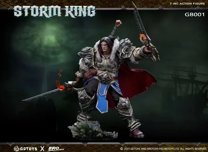 In Stock GDTOYS X BROTOYS GB001 1/12 Scale Storm King Human Knight Old Wa Varian Wrynn Full Set 6in Male Action Figures Model