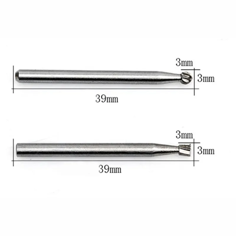 Juego de brocas para enrutador de enrutamiento, herramientas de rebabas rotativas, madera, piedra, Metal, tallado de raíz, fresa, brocas para carpintería, 6 uds.