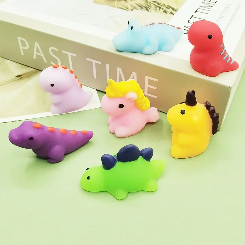 Soft Squeeze Toys Cute Cartoon Small Dinosaur Stress Relief Toys Party Favors Kids Boys Girls Juguetes Kawaii Party Mini Toy