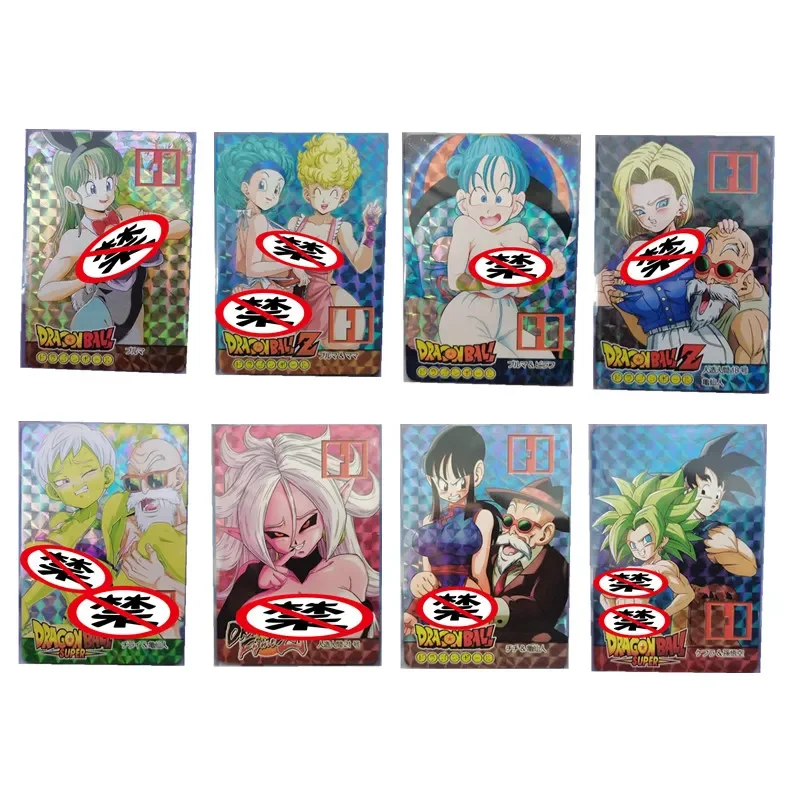 1Pcs/setAnime Dragon Ball Goku Bulma Android No. 18 Android No. 21 Sexy Card Classic Game Toy Gift Hobby Collection Card