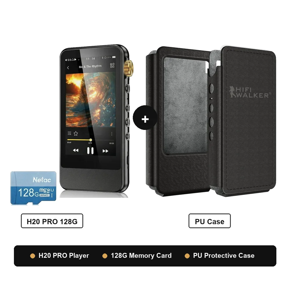 HIFI WALKER H20 Pro DAP 128GB Bluetooth Music Player
