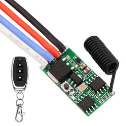 DC3.7V-24V 5A Wireless Remote Control DC Motor Speed Controller LED Light PWM Speed Regulation Dimming Module