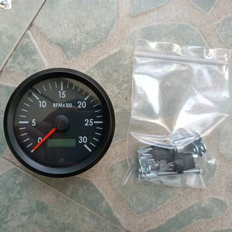 Oem حقيقية الأصلي VDO شاشة الكريستال السائل الرقمية RPM متر مقياس سرعة الدوران 333-035-010X #5