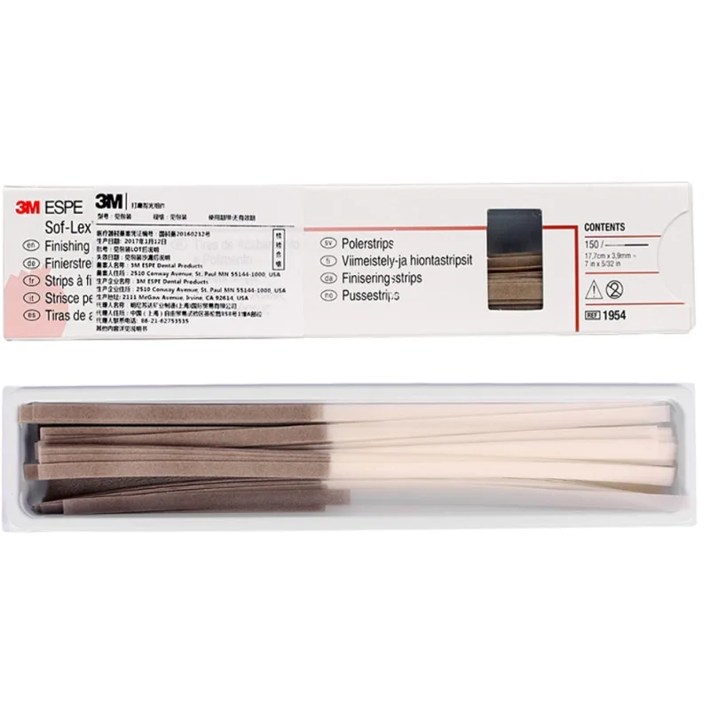 

Original 3M ESPE Sof-Lex Finishing Strips 1954N Dental Polishing Kit Rubber Polisher Dentistry Finishing &Polishing Strips 1954