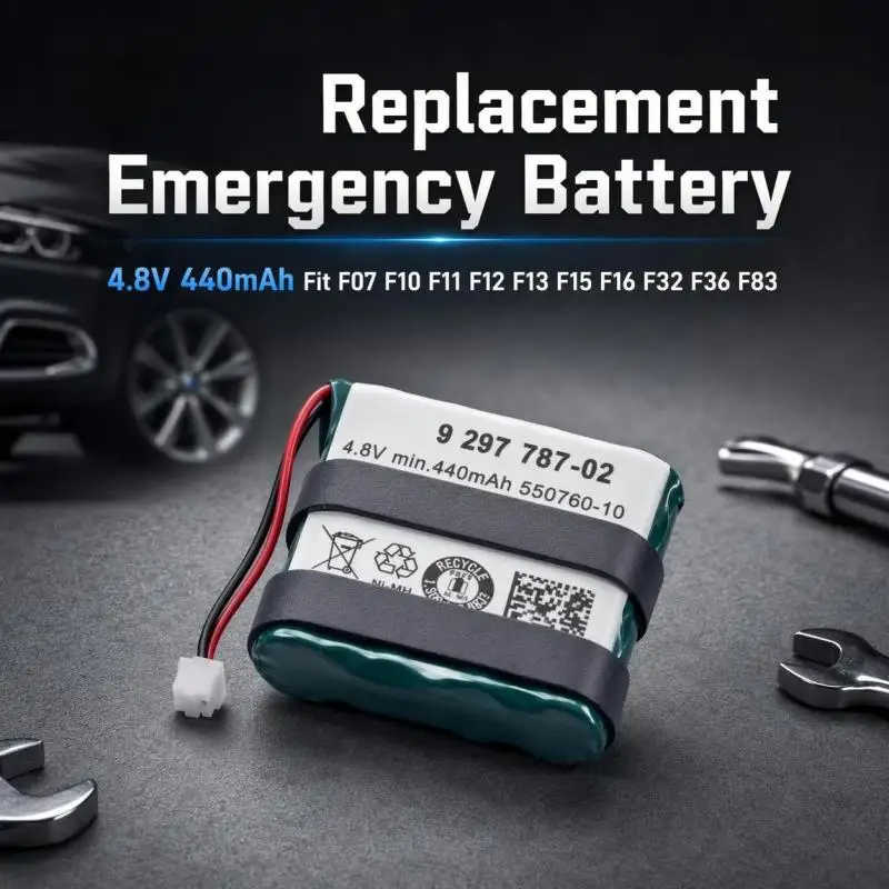 9297787 4.8V 440mAh Replacement Automotive Emergency Battery For BMW F07 F10 F11 F12 F13 F15 F16 F32 F36 F83