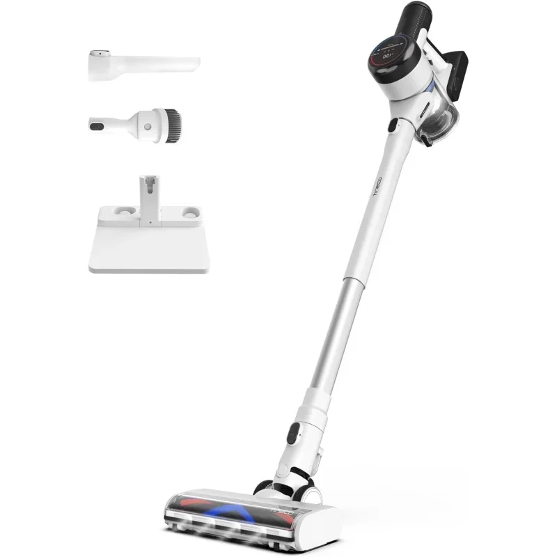 QWTTineco Pure ONE S15 Essentials Smart Cordless Vacuum Cleaner,Stick Vacuum with Anti-Tangle Brush;Fade-Free Suction,Deep Clean