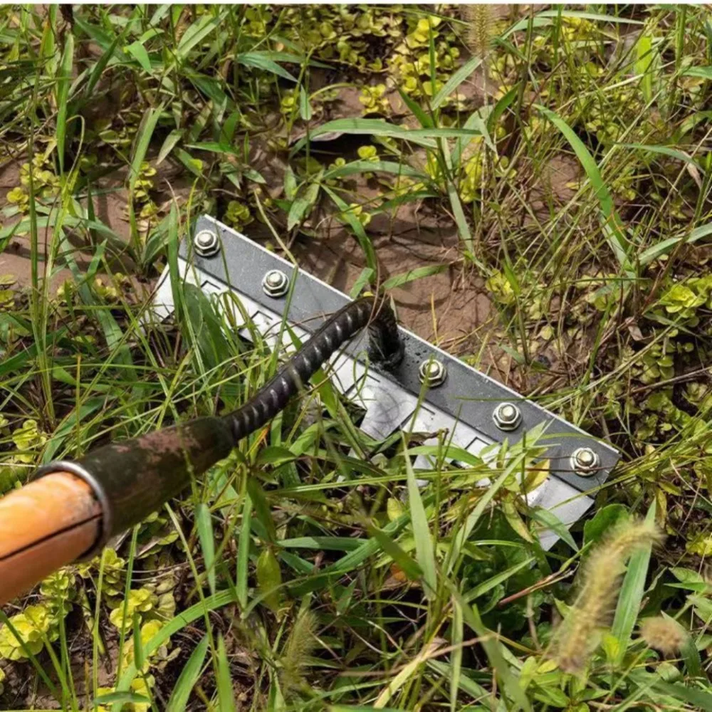 5/6/7/8 في سن المراهقة إزالة الأعشاب الضارة الحديد مسمار أشعل النار مجرفة معدنية قابلة للفصل لحديقة الزراعية الحراثة إزالة الأعشاب الضارة زراعة الخضروات القش مجرفة #4