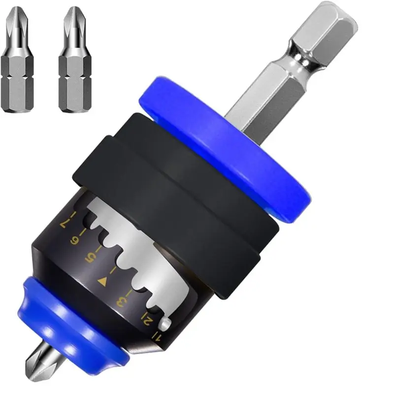 AB02 Drywall Screw Setter,With 2 Replacement Drywall Bits&Magnetic Holder,With Electric/Impact Drills, For Drywall/Plywood A