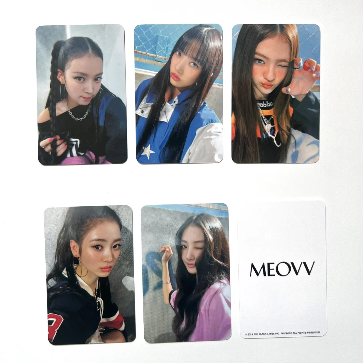 10pcs/Set Kpop MEOVV PhotoCard Anna Narin BROADCAST Random Photocards Gawon Sooin Fans Collection Gifts