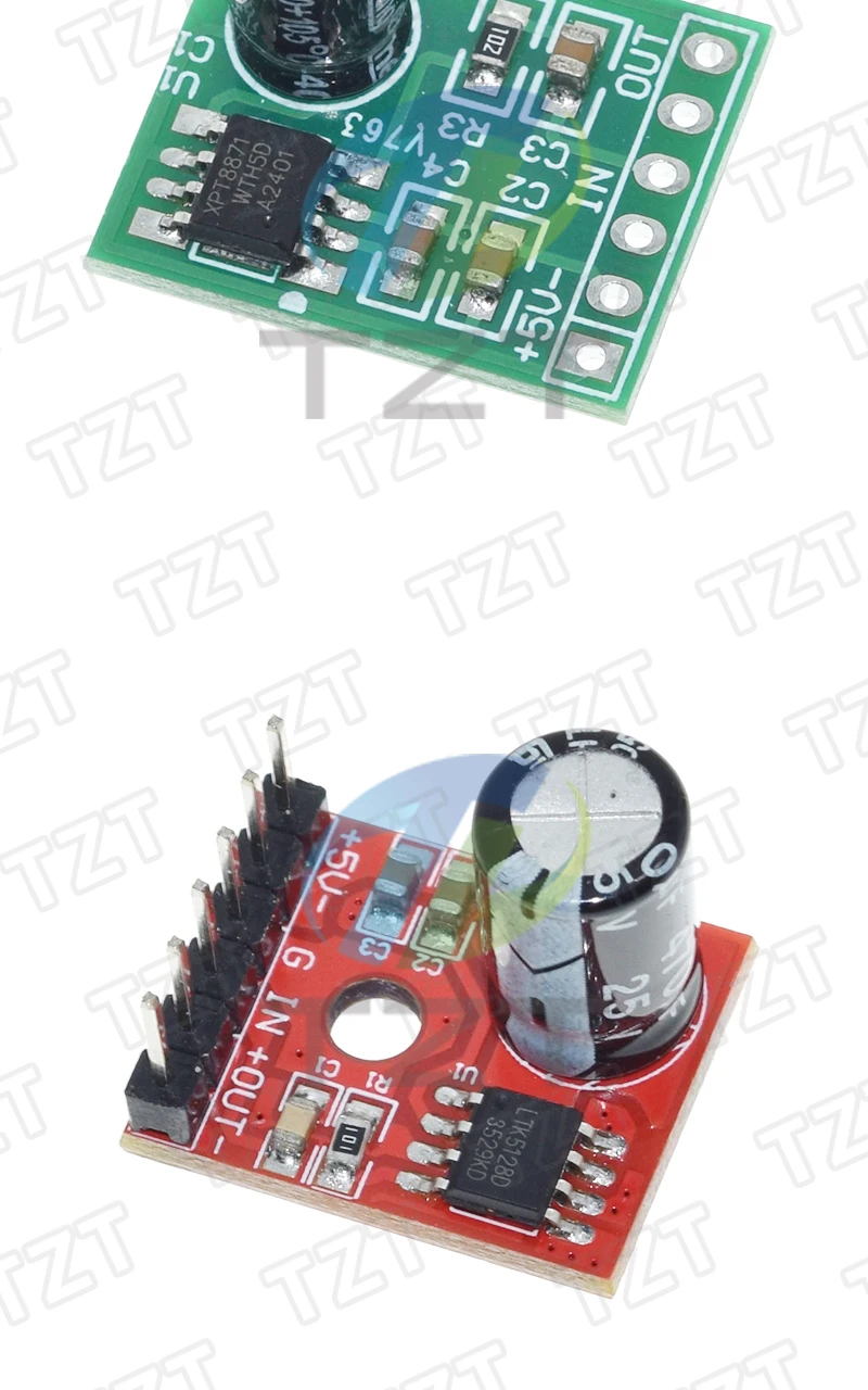1/3 Stück 5W MINI Audio-Leistungsverstärkerplatine 3-5V XH-M125 XPT8871 Mono-Verstärkermodul Audio DIY Verstärker-Kit – Detail 10