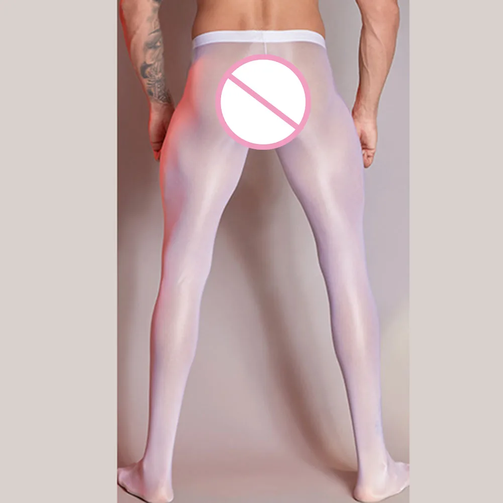 Pants Trousers Breathable High Elasticity Leggings Long Pants Mens Underwear See Through Sexy Sheer Fashion Summer