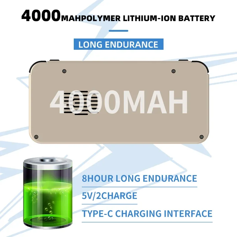 POWKIDDY RGB10 MAX3 Pro 854*480 5 นิ้วหน้าจอIps Amlogic A311D Retro Pocket Open-Sourceคอนโซลเกมมือถือเด็กของขวัญ