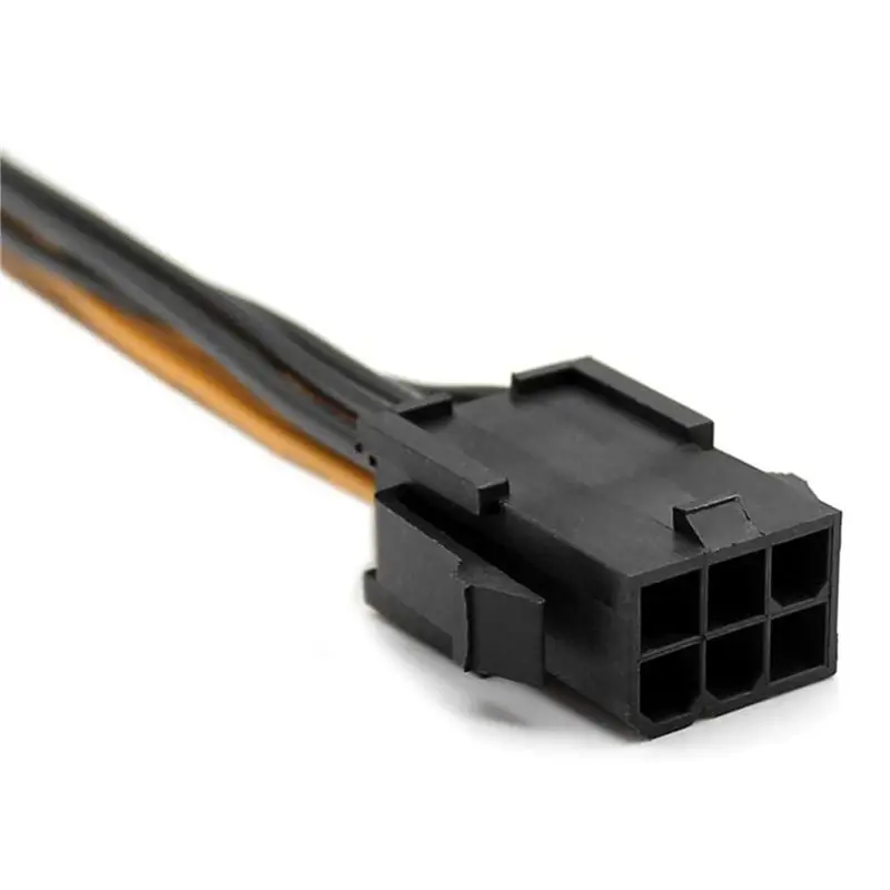 ABRI-12 Pack Graphics Card 6 Pin To 8 Pin Pcie Adapter Power Cable (GPU Video Graphics Card Power Cable) 7.8 Inch