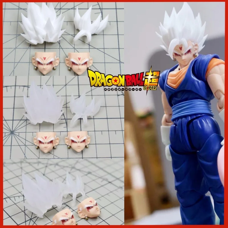 

New Nono Dragon Ball Shf Ultra Instinct Son Goku2.0 3.0 Heads Custom Headsculpt Set Anime Action Figures Model Toys Gifts