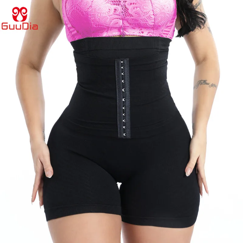 

GUUDIA Women Waist Trainer Shapewear Tummy Control Body Shaper Shorts Hi-Waist Butt Lifter Thigh Slimmer Slimming Buckle Panties