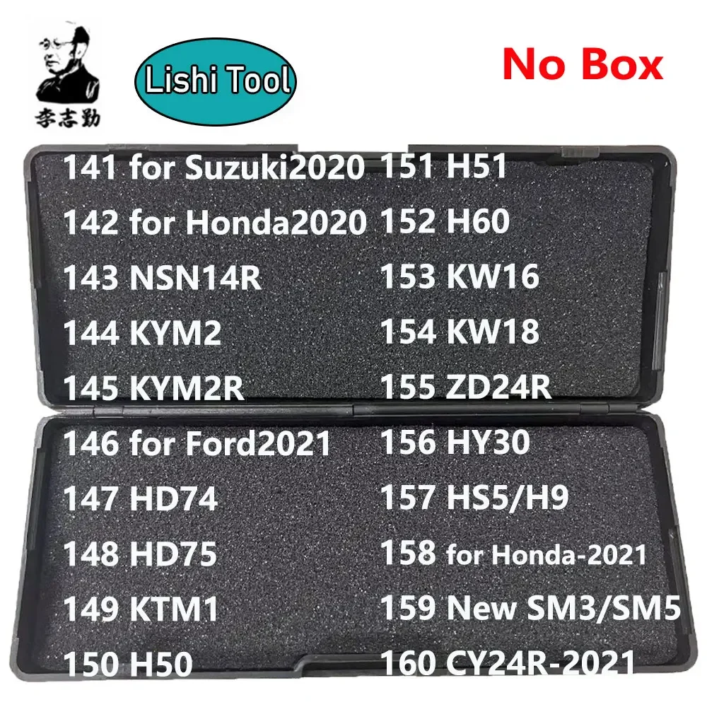 121-140 No Box Lishi 2 in 1 2in1 Tool SX9 TOY2018 TOY47 HON77 YH65 HU136 TOY51 HON41 HU134 HON63 for Mahindra Kia2018 Ford2017