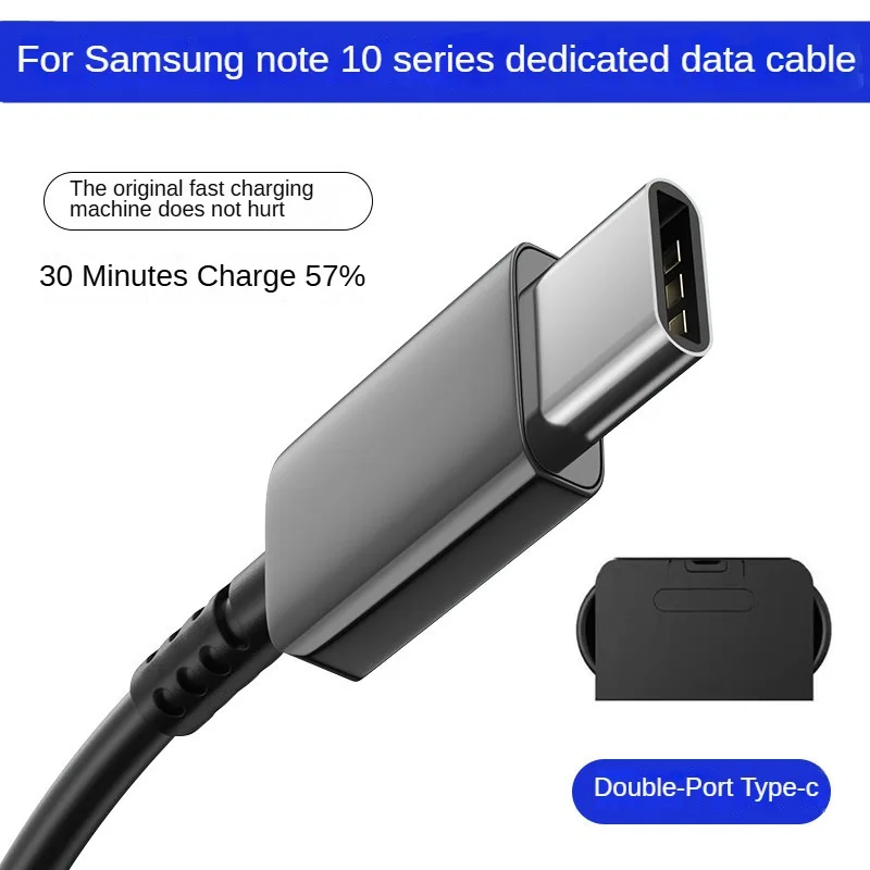 For Samsung S20 Plus Super PD Fast Charger Cable 3A 25W USB C To Type C Line 1M For Galaxy Note 10/20/10+/10plus S20 S22 S21+