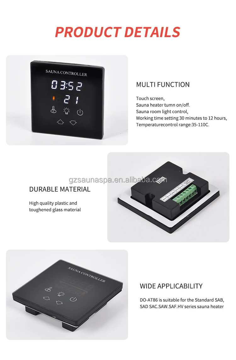 Energy Saving 6kw Sauna Heater with Digital Control
