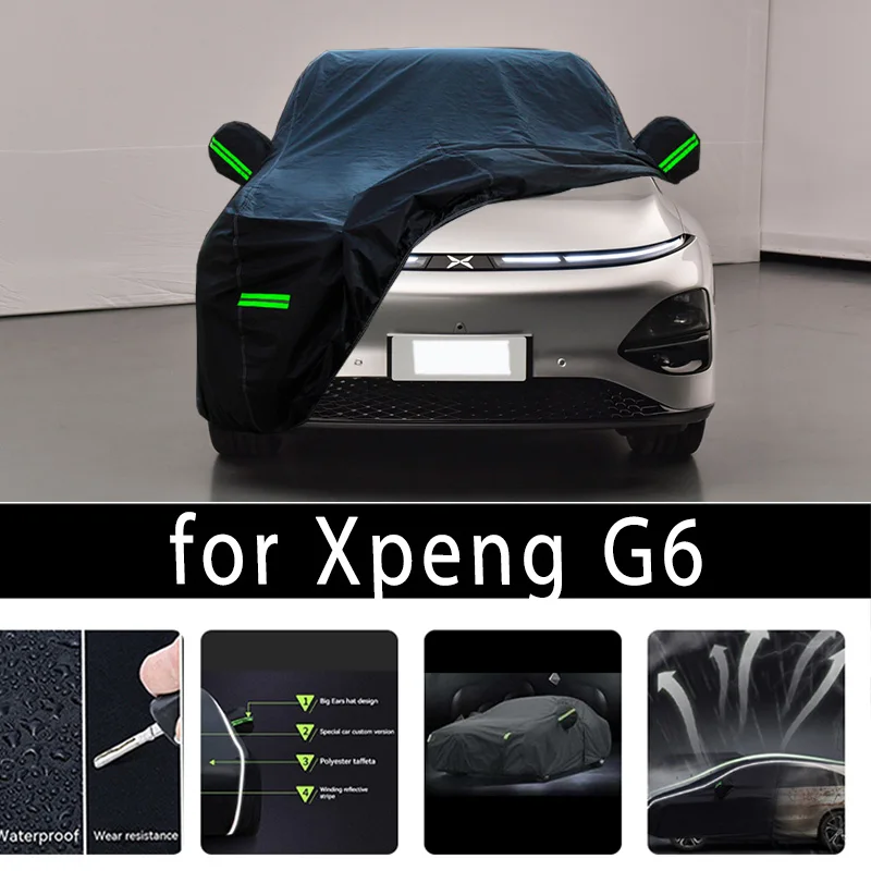 

Защитный чехол для автомобиля Xpeng G6, защита краски автомобиля, солнцезащитная теплоизоляционная водонепроницаемая пленка для автомобильной одежды