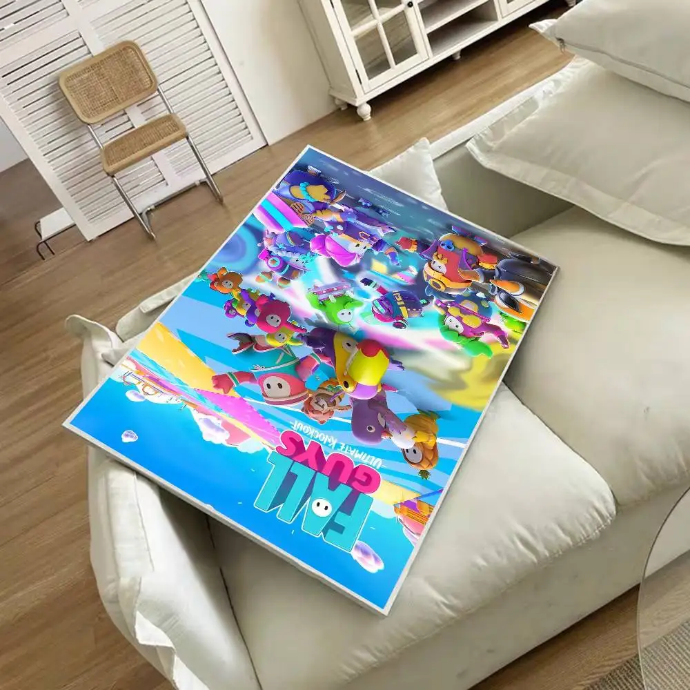 F-Fall G-Guys Anime Posters Sticky Whitepaper Sticker DIY Room Bar Cafe Kawaii Room Decor