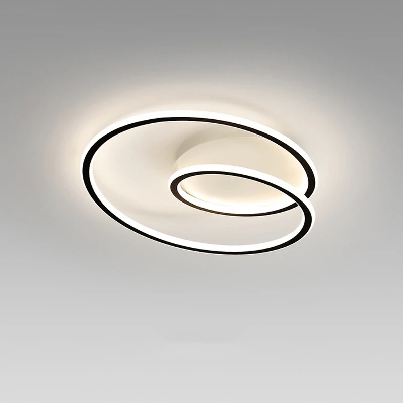 Plafonnier LED au Design Minimaliste Moderne, Éclairage d'Nik, Luminaire Décoratif de Plafond, Idéal pour une Salle à Manger ou une Chambre à Coucher