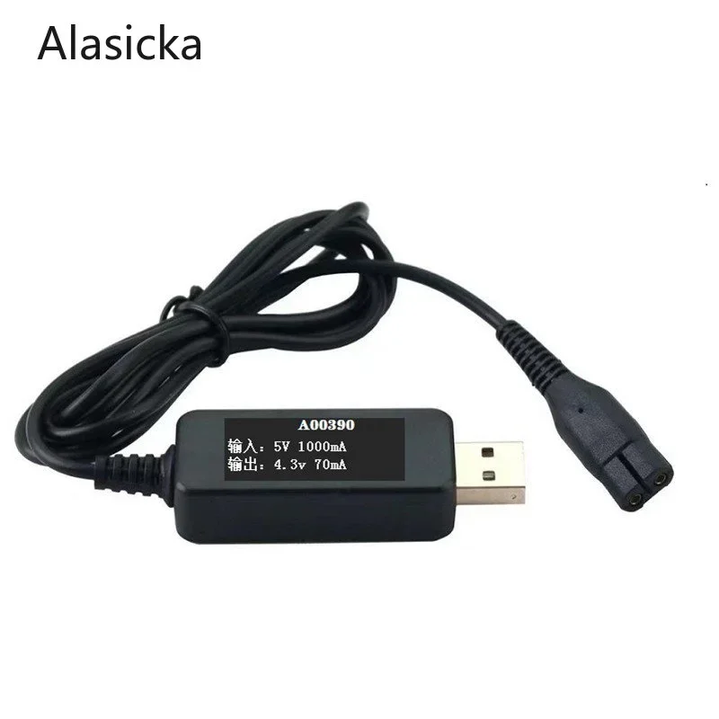 1PC A00390 Shaver Charger Power Cord Adaptor USB Power Charging Cable For Philips OneBlade S301 310 330