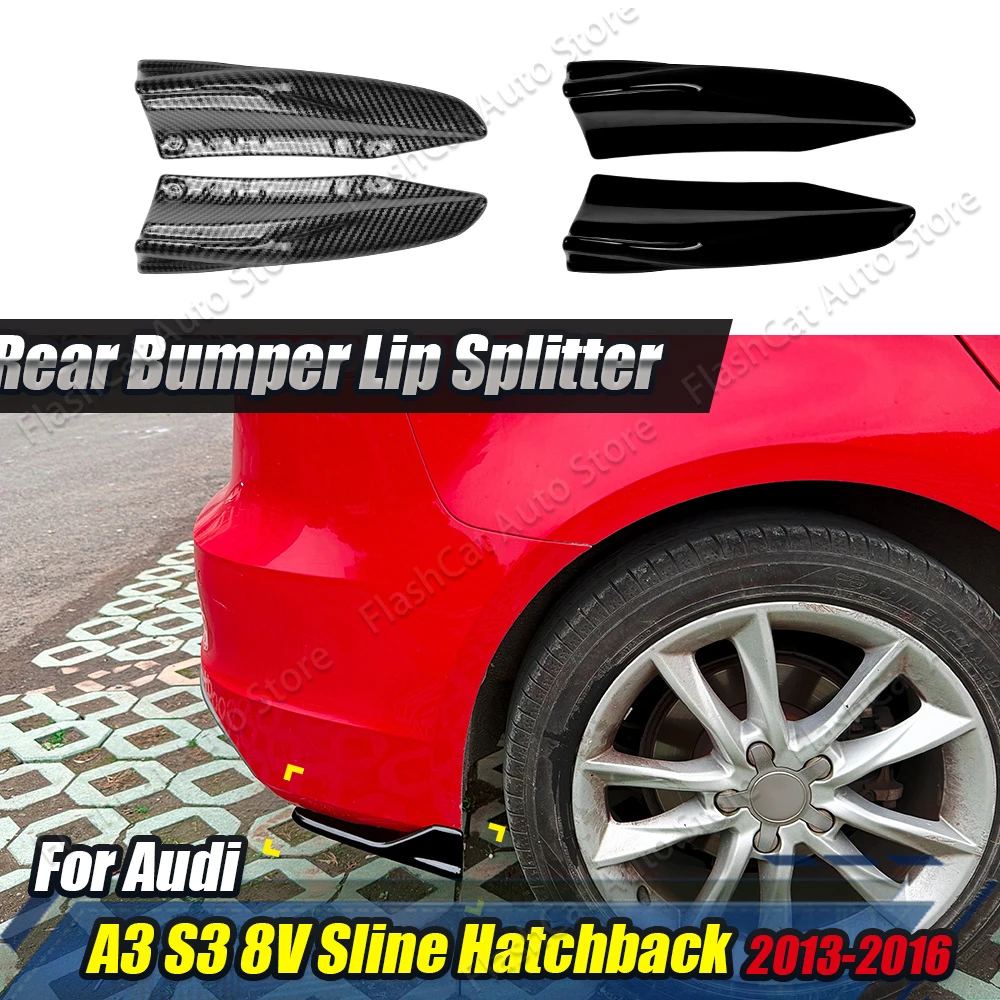 8Y A3 S3 Heckstoßstangen-Seitenschweller-Karosserie-Kits für AUDI A3 S3 8Y Sline 2013-2016 – Zierleisten, Spoiler, Diffusor, Splitter, Trim