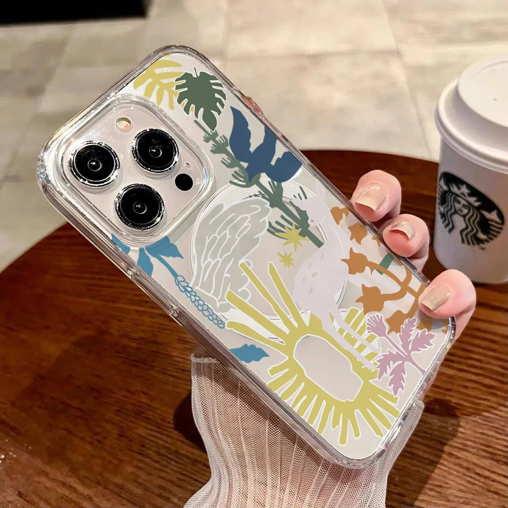 Boho Hirsch Sonne Vogel Transp – Magnetic Phone Case Bewertung und Preis