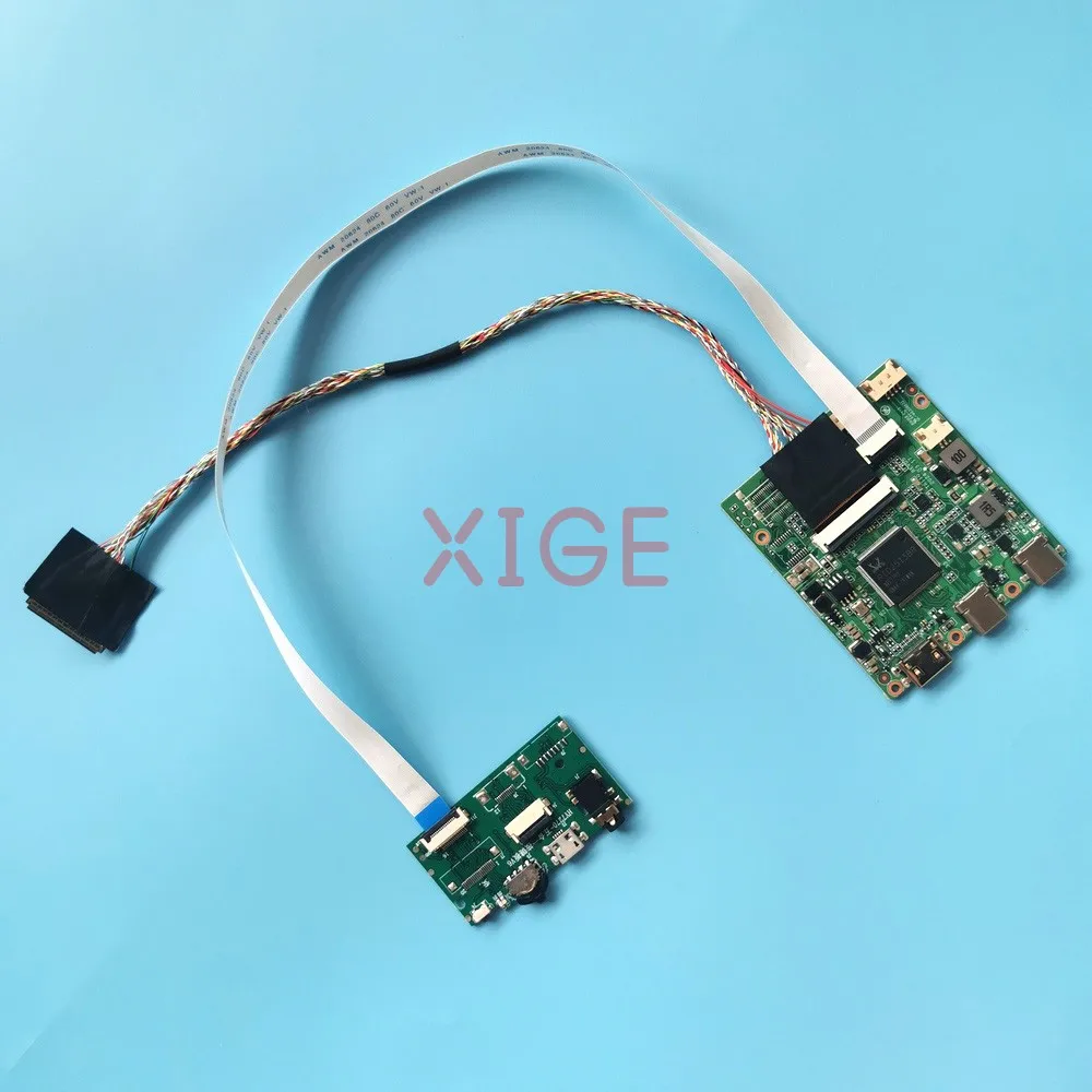 

Для NT156WHM-N10 NT156WHM-N50 плата контроллера драйвера 1366x768 USB-C Mini-HDMI 15,6 "TYPE-C экран ноутбука 40-контактный комплект LVDS DIY