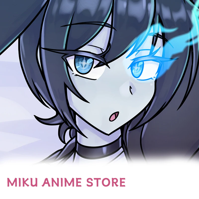 Anime Body Pillow case Black Rock Shooter Character Dakimakura Cover Double-Sided PrintLife-size Pillowcase