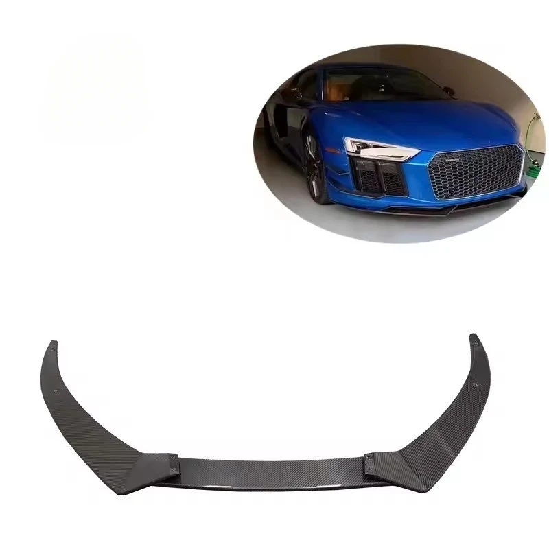 

Applicable2017-19AudiR8 V10 PLUS 3-PCCarbon Fiber Front Bumper Splitter Spoiler