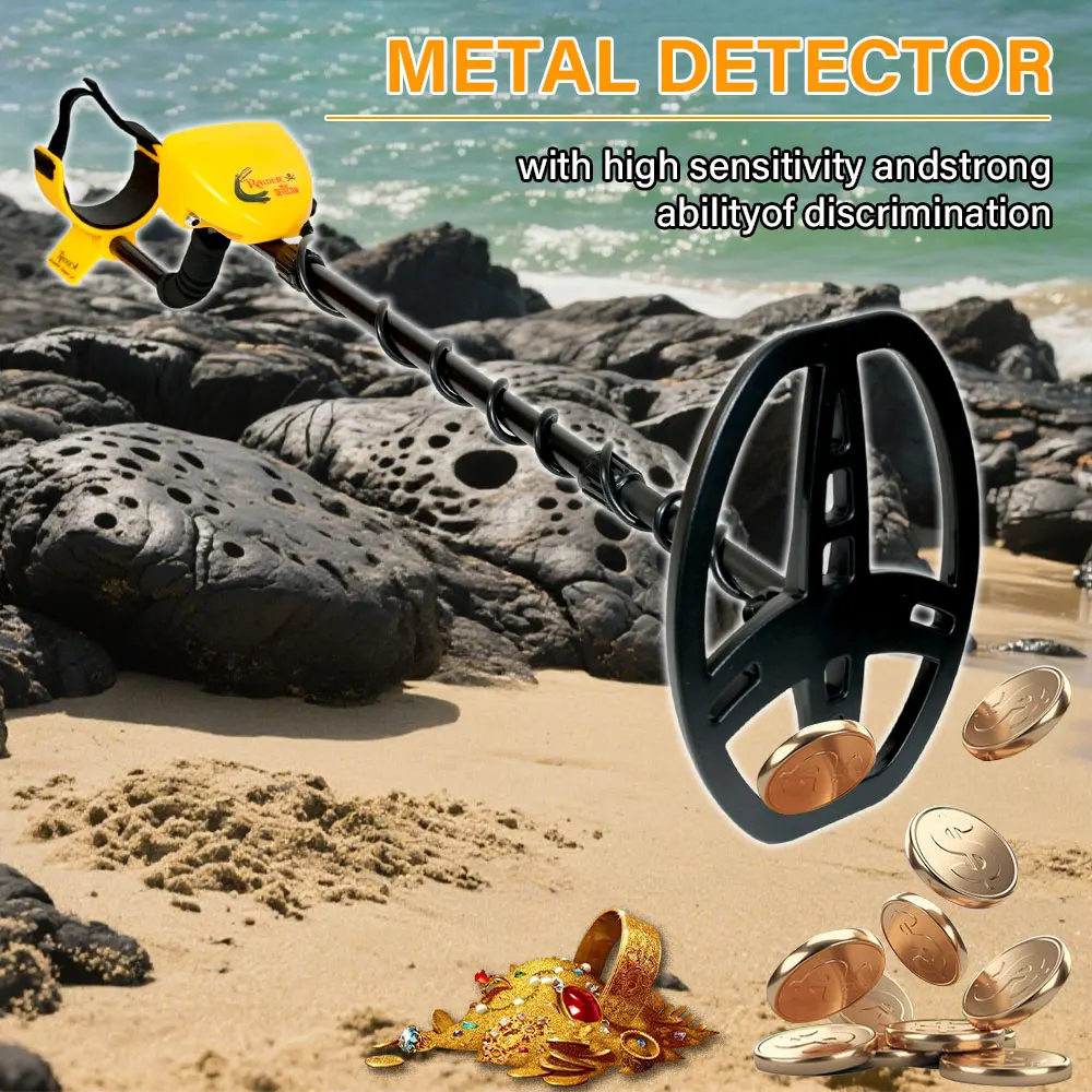 Metalldetektor mit hoher Empfindlichkeit, Goldgräber, professioneller Schatzsucher, Erkennungsausrüstung, Schmuck/Münzen/Gold