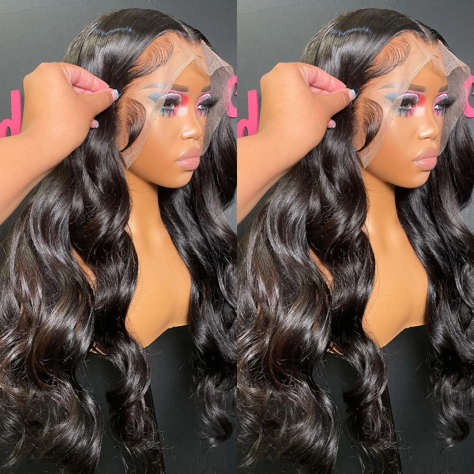 

HD 13X6 Transparent Body Wave Lace Frontal Wig 30 34 Inch 13x4 Front Brazilian Human Hair 360 Lace Frontal Wigs 180 Density