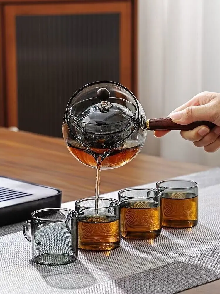 Rotatable Glass Tea… - image
